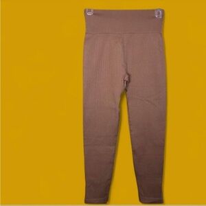 OQQ Ribbed Leggings NWOT